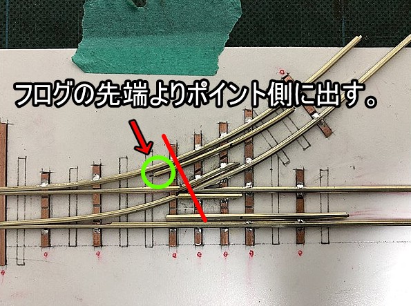 ポイントレールを自作する方法