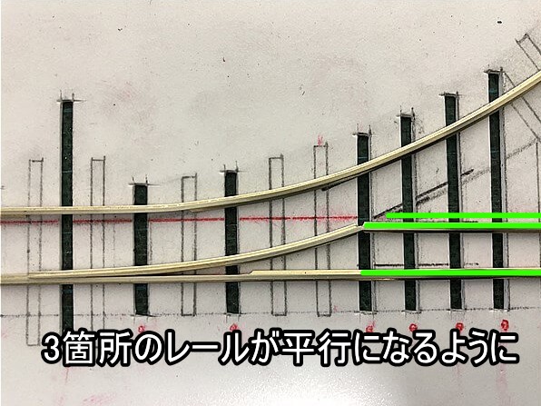 ポイントレールを自作する方法