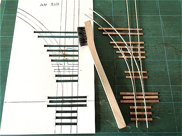 ポイントレールを自作する方法