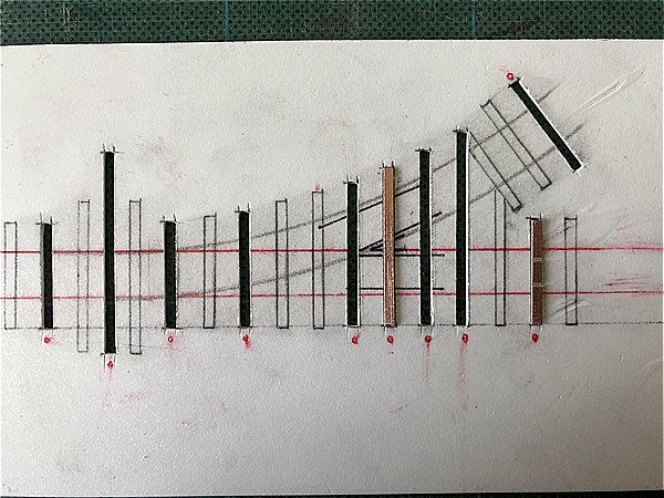 自作ポイントレールの作り方