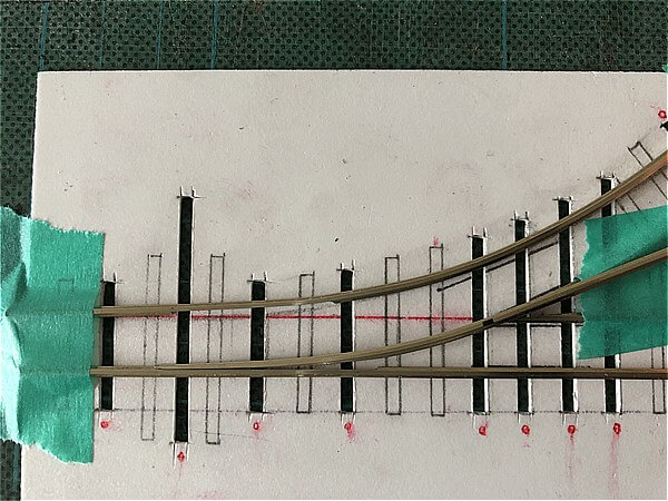 ポイントレールを自作する方法