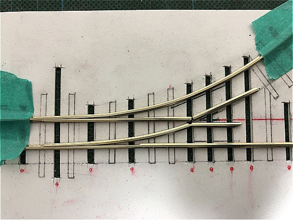 ポイントレールを自作する方法