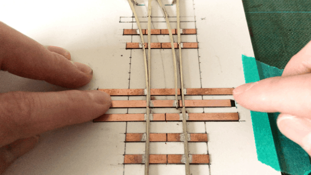 Final movement check of switch point rail